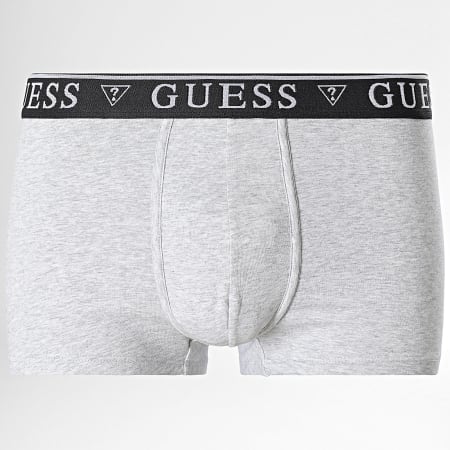 Guess - Lot De 5 Boxers U4YG16-K6YW1 Noir Gris Chiné Blanc Vert Kaki Turquoise