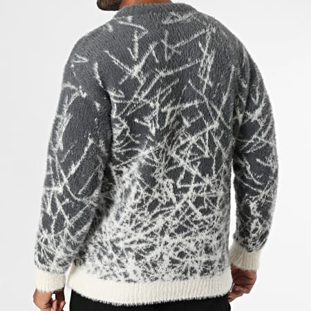 Ikao - Jersey Gris Carbón Blanco