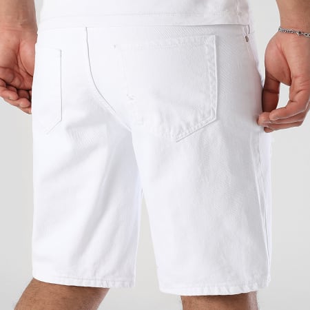 LBO - Short Jean Relaxed Destroys 3586 Blanc