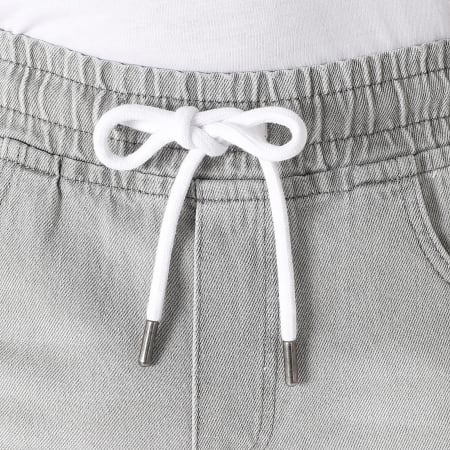 LBO - Baggy Fit Jean Jogger Shorts 3696 Grey