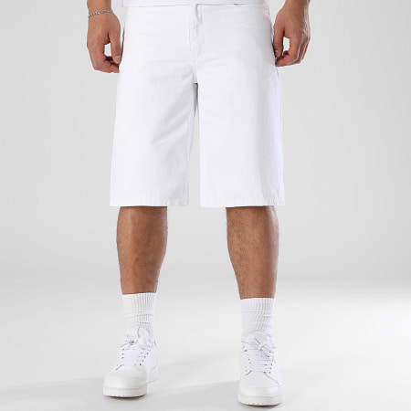 LBO - Short Jean Baggy 3595 Blanc