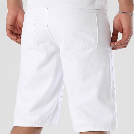 LBO - Short Jean Baggy 3595 Blanc