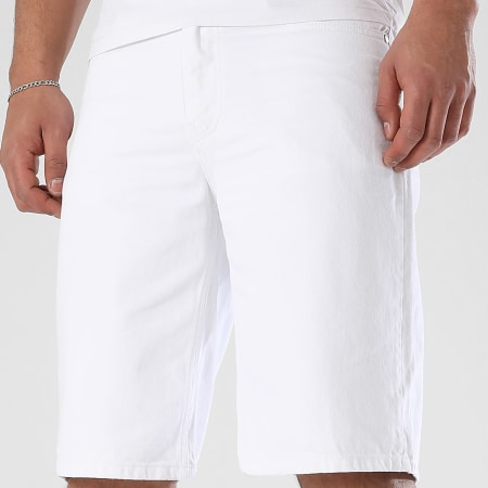 LBO - Short Jean Baggy 3595 Blanc