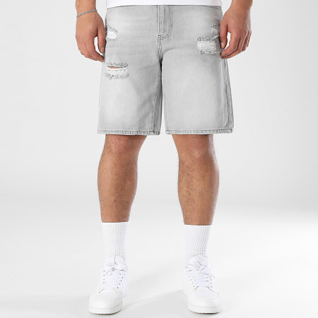 LBO - Short Jean Relaxed Destroys 3679 Gris