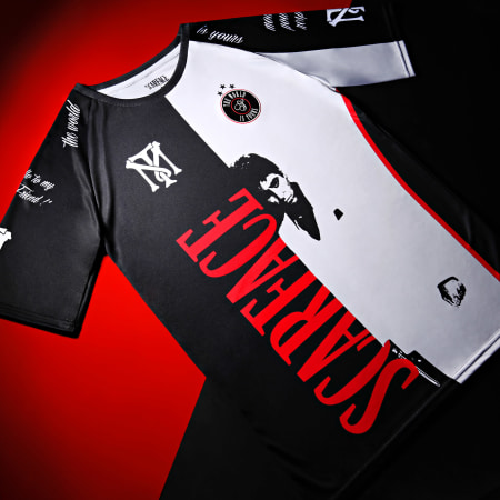 Scarface - Tony Montana Collector Jersey Negro Blanco