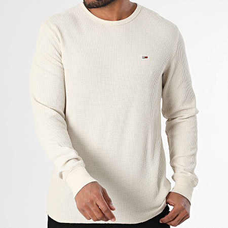 Tommy Jeans - Jersey Slim Waffle 0688 Beige
