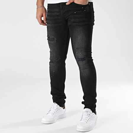 Zelys Paris - Jean Skinny Kol Noir