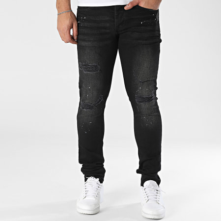 Zelys Paris - Jean Skinny Kol Noir