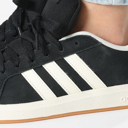 Adidas Sportswear - Baskets Femme Grand Court 00s K JH6178 Core Balck Off White Gum