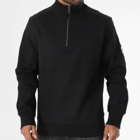 BOSS - Sidney 59 Zip High Neck Sweatshirt 50524999 Black - Ryses
