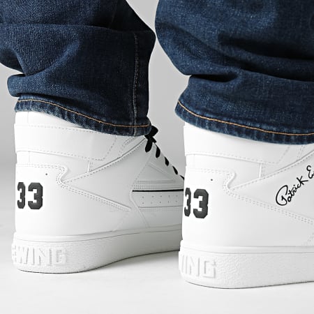 Ewing Athletics - Baskets Montantes Rebound 33 Hi Non Strap 1RBE004 White Black