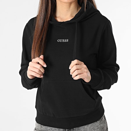 Guess Sweat Capuche Femme O5RQ02-KCO31 Noir