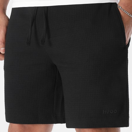 HUGO - Short Jogging Waffle Austin 50532023 Noir