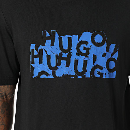 Hugo Blue - Tee Shirt Nafralo 50533528 Noir Bleu Roi