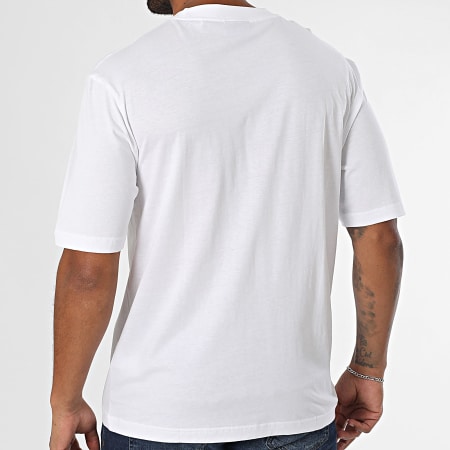Hugo Blue - Tee Shirt Nafralo 50533528 Blanc Bleu Roi
