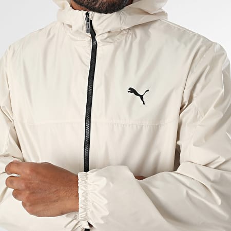 Puma - Coupe-Vent Capuche Alpine Snow 684625 Beige