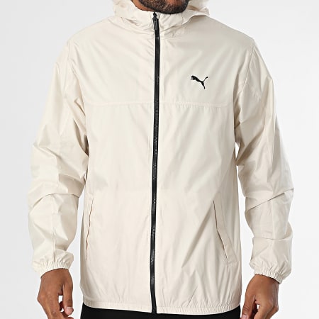 Puma - Coupe-Vent Capuche Alpine Snow 684625 Beige