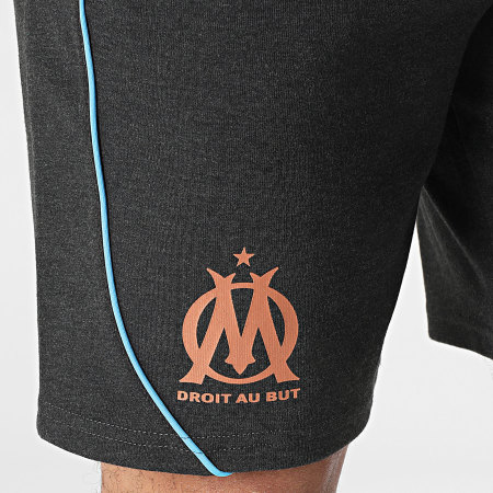 Puma - Short Jogging OM Casuals 778250 Noir Chiné