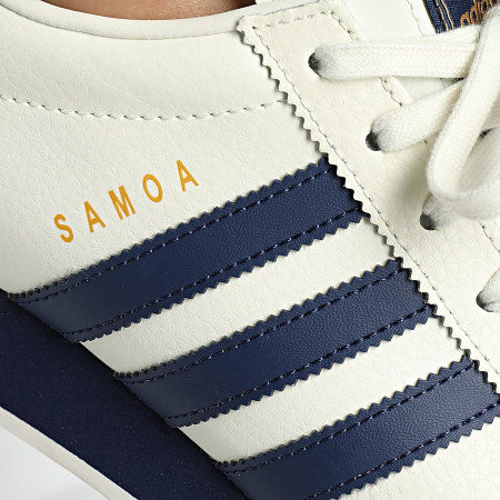 Adidas Originals - Baskets Samoa JQ0047 Off White Dark Blue Gold Metallic
