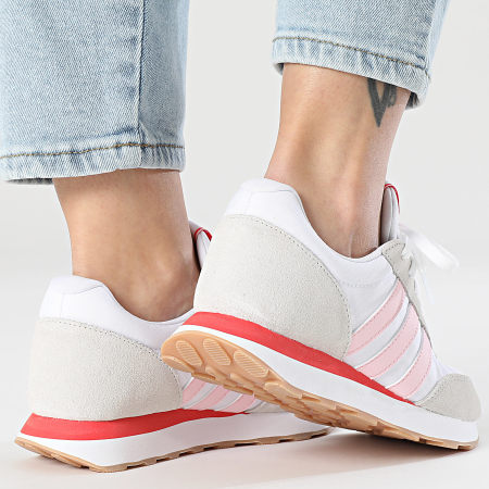 Adidas Sportswear - Sneakers Femme Run 60s 3.0 JI4988 Cloud White Clear  Pink Grey One - Ryses