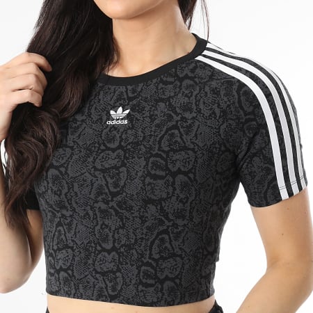 ★ adidas★ Snake Baby Tee Black JI8408 ADIDAS ORIGINALS Shirt 'Snake Baby' in Black | ABOUT YOU