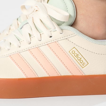 Adidas Sportswear - Baskets Femmes VL Court 3.0 JP5348 Wonder White Linen Green Powder
