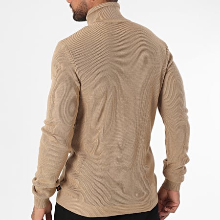 Armita - Pull Col Roulé Beige
