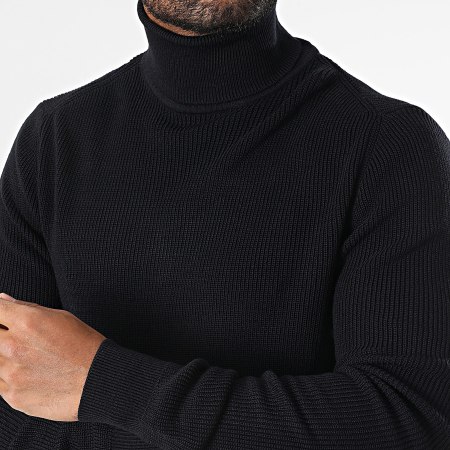 Armita - Pull Col Roulé Bleu Marine
