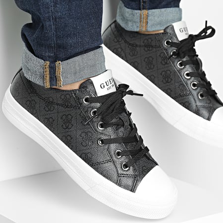 Guess - Baskets FMPISLPAC12 Gris Anthracite
