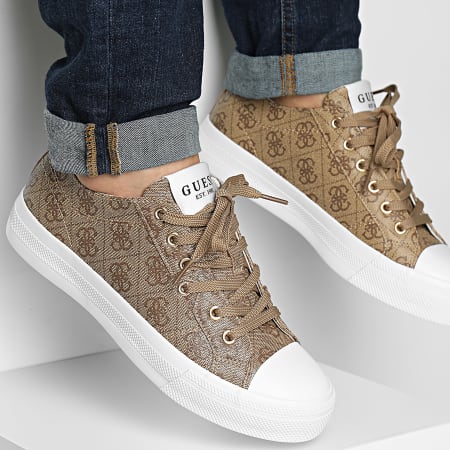 Guess - Baskets FMPISLPAC12 Beige