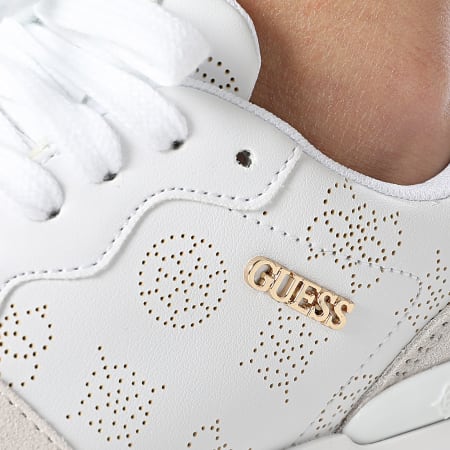 Guess - Baskets Femme FLPVI3LEL12 White Doré