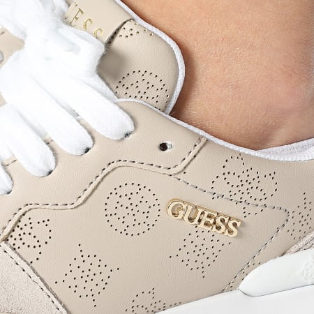 Guess - Baskets Femme FLPVI3LELE12 Beige Doré