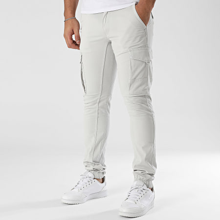 Cargo Tuta Jogger Grigia Jack And Jones Pantaloni Cargo Grigio