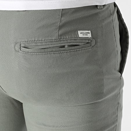 Pantalon - JACK & JONES - AKM Rosin - Kaki - Slim - 5 poches Kaki - Prêt-à-Porter