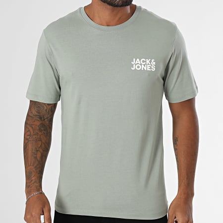 Jack And Jones - Camiseta Corp Logo Verde Claro