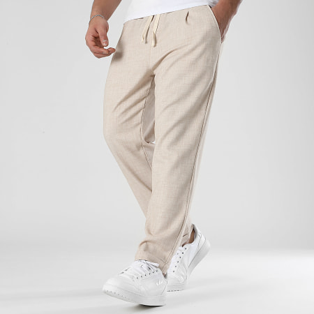 LBO - Pantalon Habillé Texturé 1716 Beige Chiné