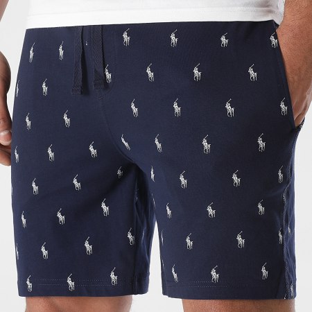 Polo Ralph Lauren - Short Jogging All Over Player Bleu Marine