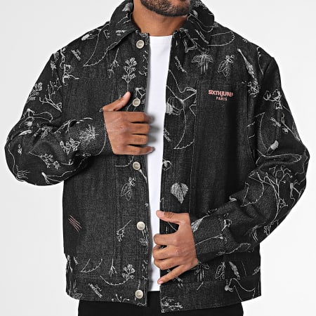 Sixth June - Veste Jean 500 Noir