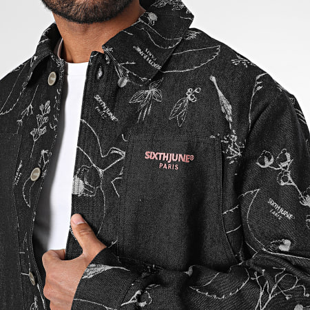 Sixth June - Veste Jean 500 Noir