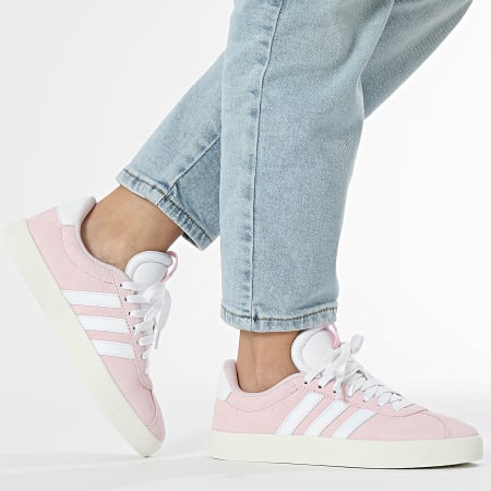Adidas Sportswear - Baskets Femme VL Court 3.0 JP5325 Clear Pink Footwear White Off White