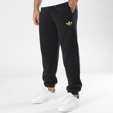 Adidas Sportswear - Pantalon Jogging Manchester United JF0361 Noir Doré