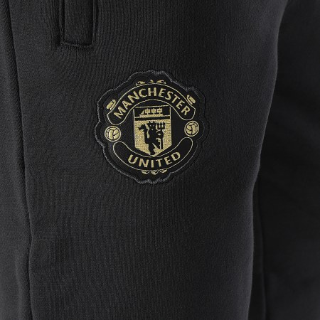 Adidas Sportswear - Pantalon Jogging Manchester United JF0361 Noir Doré