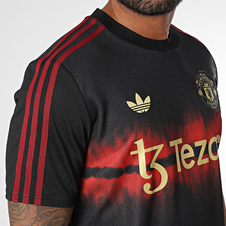 Adidas Originals - Maillot De Foot Manchester United FC JF0377 Noir Rouge