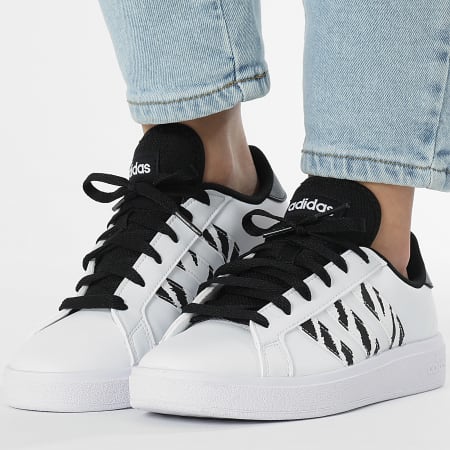 Adidas Sportswear - Baskets Femme Grand Court Base 2.0 JS2889 Footwear White Core Black