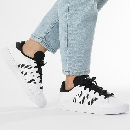 Adidas Sportswear - Baskets Femme Grand Court Base 2.0 JS2889 Footwear White Core Black