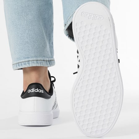 Grand Court Base Zapatillas Mujer JS2889 Calzado Blanco Core Negro