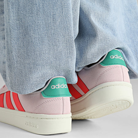 Adidas Sportswear - Baskets Femme Grand Court Alpha 00s JI1717 Clear Pink Lucid Red Court Green