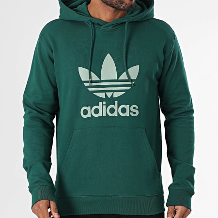Sudadera con capucha Trefoil JN7011 Verde