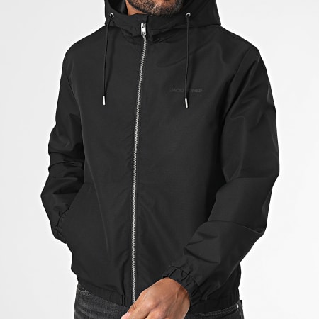 Jack And Jones - Veste Zippée Capuche Elegacy Light Noir