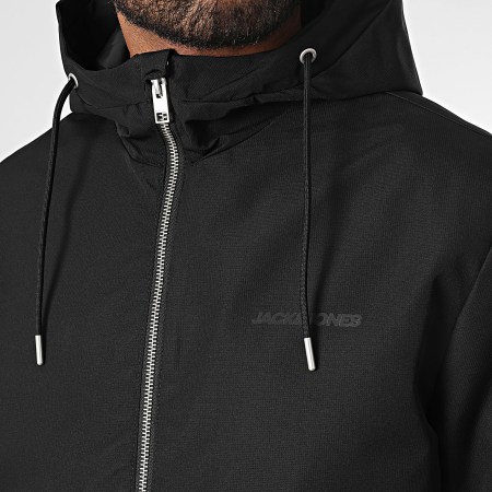 Jack And Jones - Veste Zippée Capuche Elegacy Light Noir
